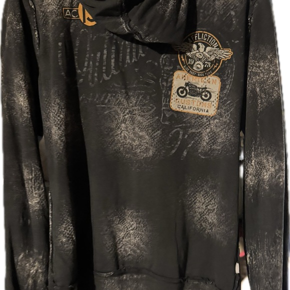 Reversible Women’s Affliction zip up hoodie - Picture 7 of 7